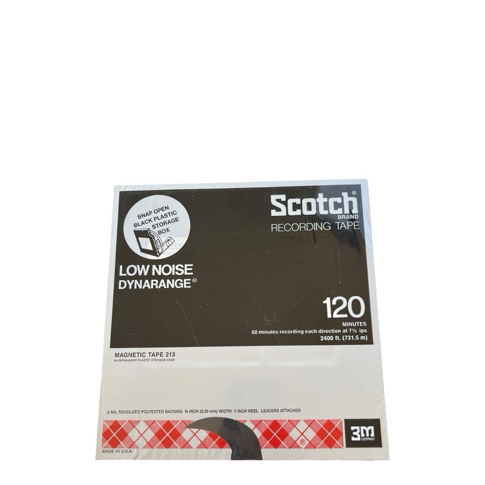 SCOTCH Reel to Reel 213 1/4 R120 Magnetic Recording Tape 120 Minute NEW SEALED